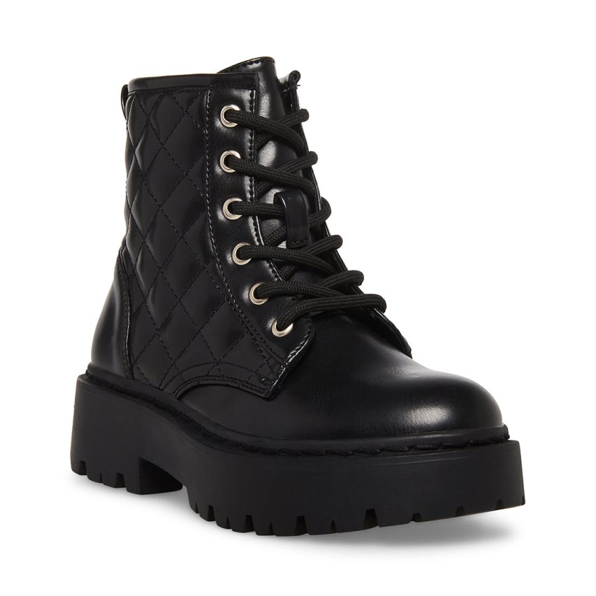 Steve Madden Jrockk Ankelstøvletter Barn Svarte | YQCOT7354