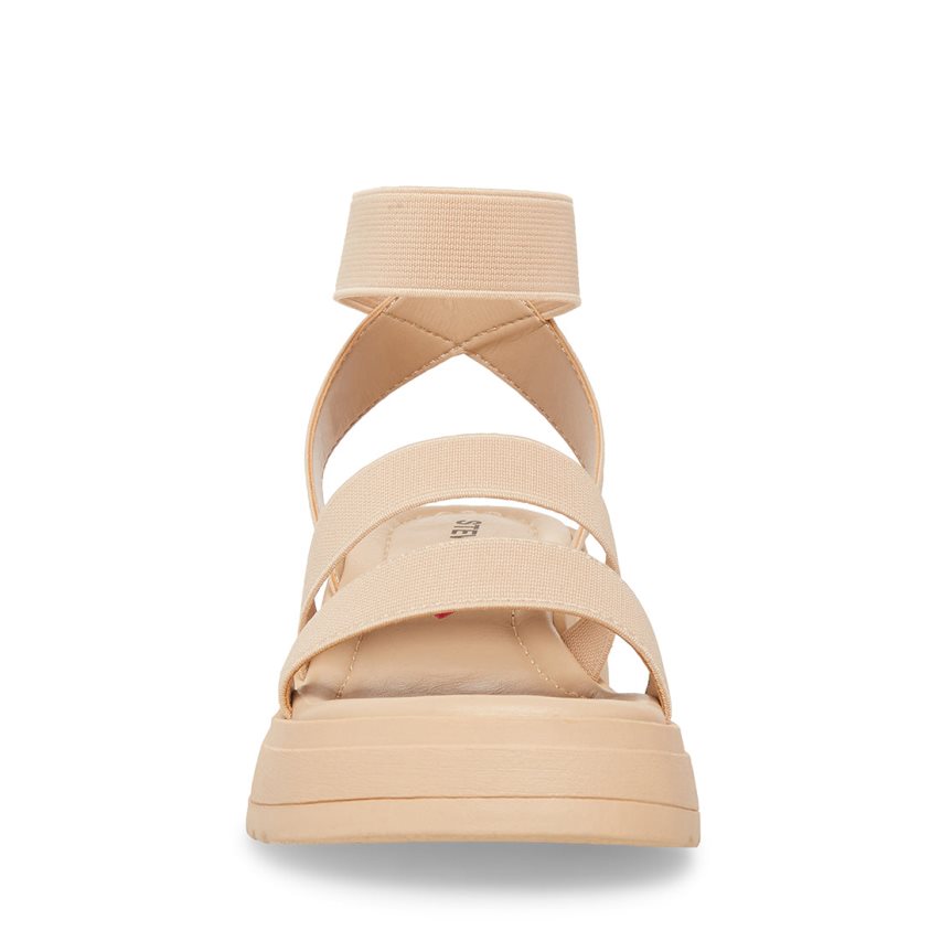 Steve Madden Jsammie Natural Platåsandaler Barn Lyse Brune | PUMOQ2130