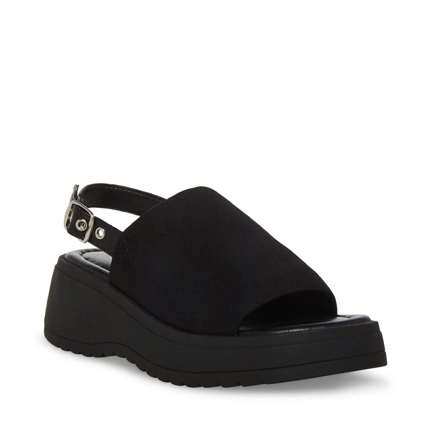 Steve Madden Jslinky Platåsandaler Barn Svarte | XRAWY2845