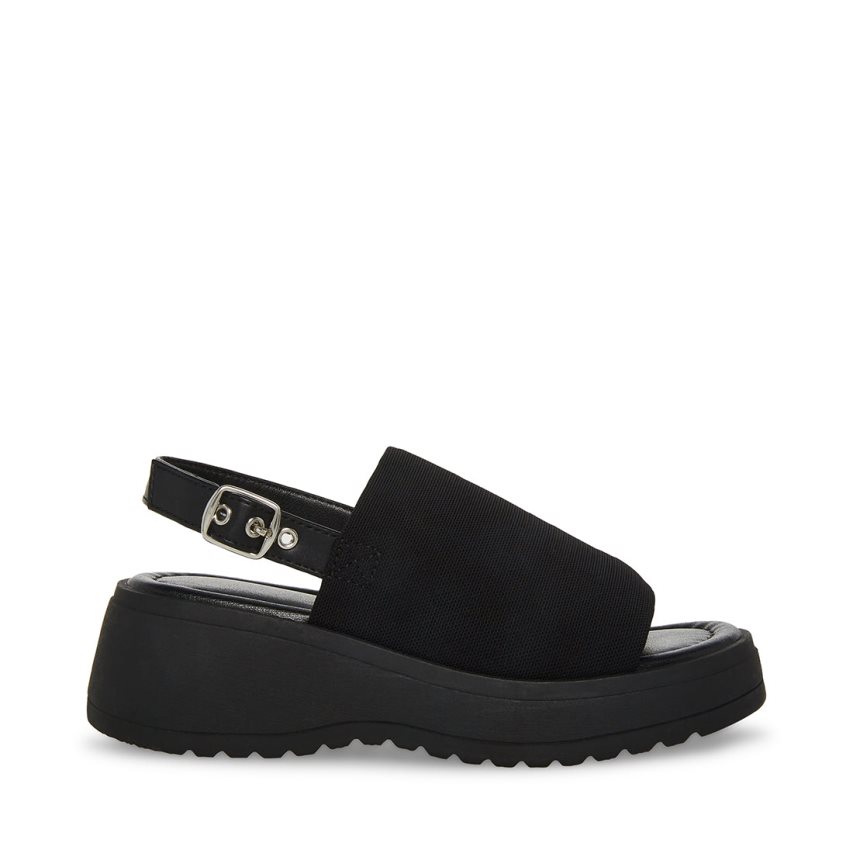 Steve Madden Jslinky Platåsandaler Barn Svarte | XRAWY2845