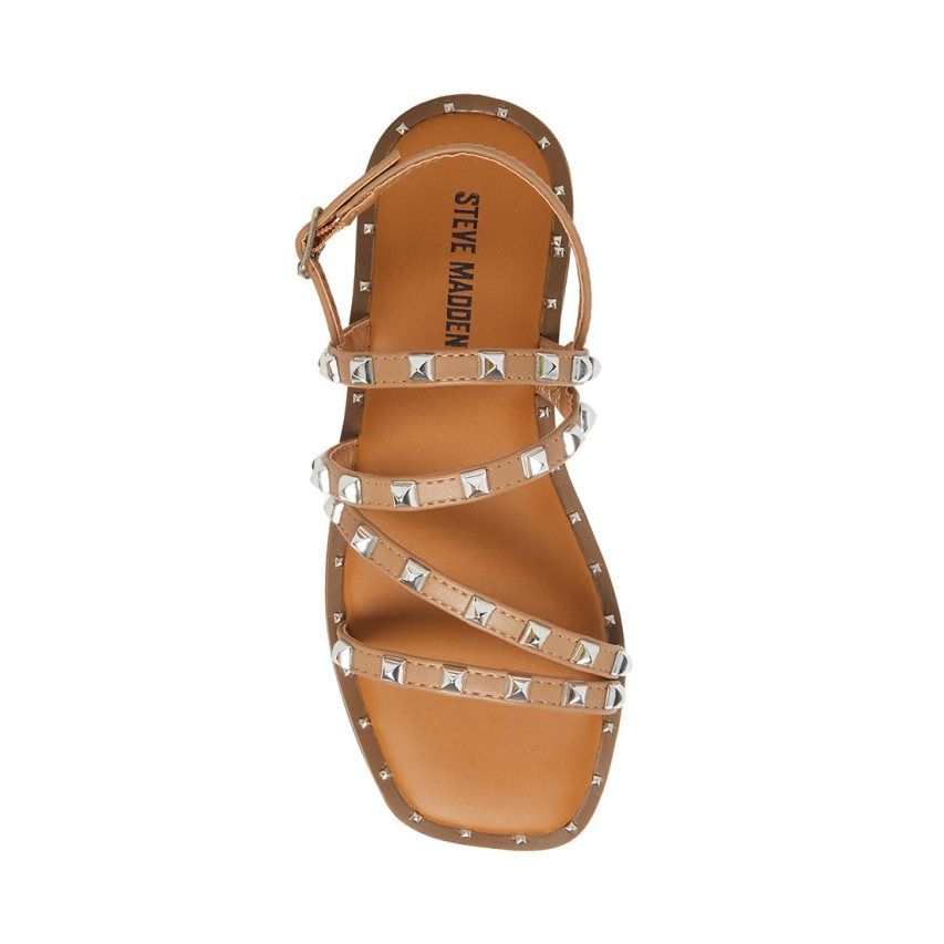 Steve Madden Jtrick Flate Sandaler Barn Brune | BYWMZ6095