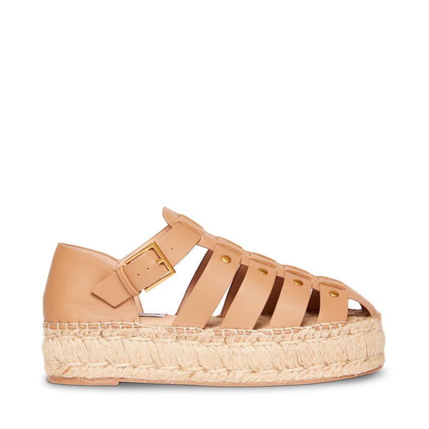 Steve Madden Kilo Platåsandaler Dame Lyse Brune | DBFYI1765