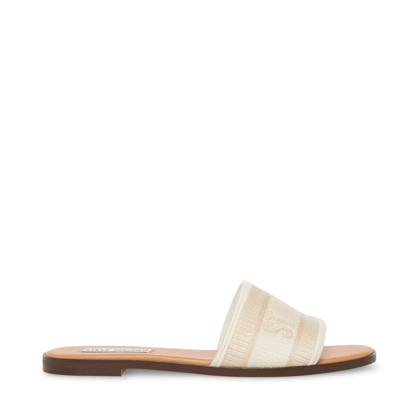 Steve Madden Knox Badesandaler Dame Beige | ODRHX0816