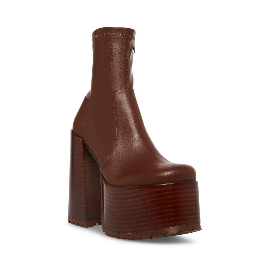 Steve Madden Kyana Platform Sko Dame Mørke Brune | RTYOW8014