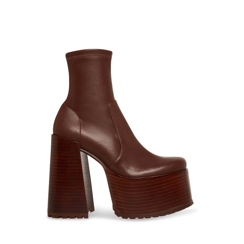 Steve Madden Kyana Platform Sko Dame Mørke Brune | RTYOW8014