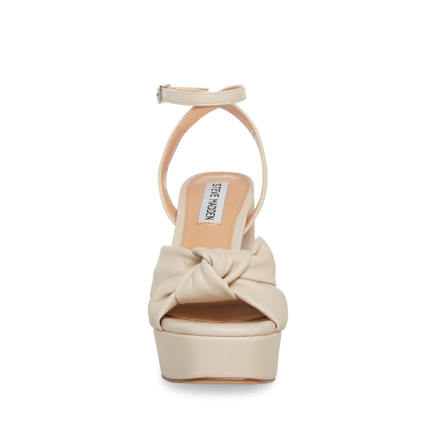 Steve Madden Lala Sandaler med Hæl Dame Beige | VQAMH8046