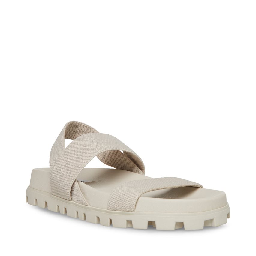 Steve Madden Landmark Flate Sandaler Dame Grå | QRCTB3789