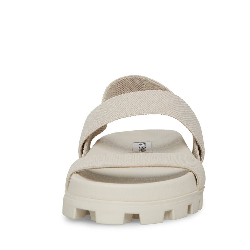 Steve Madden Landmark Flate Sandaler Dame Grå | QRCTB3789