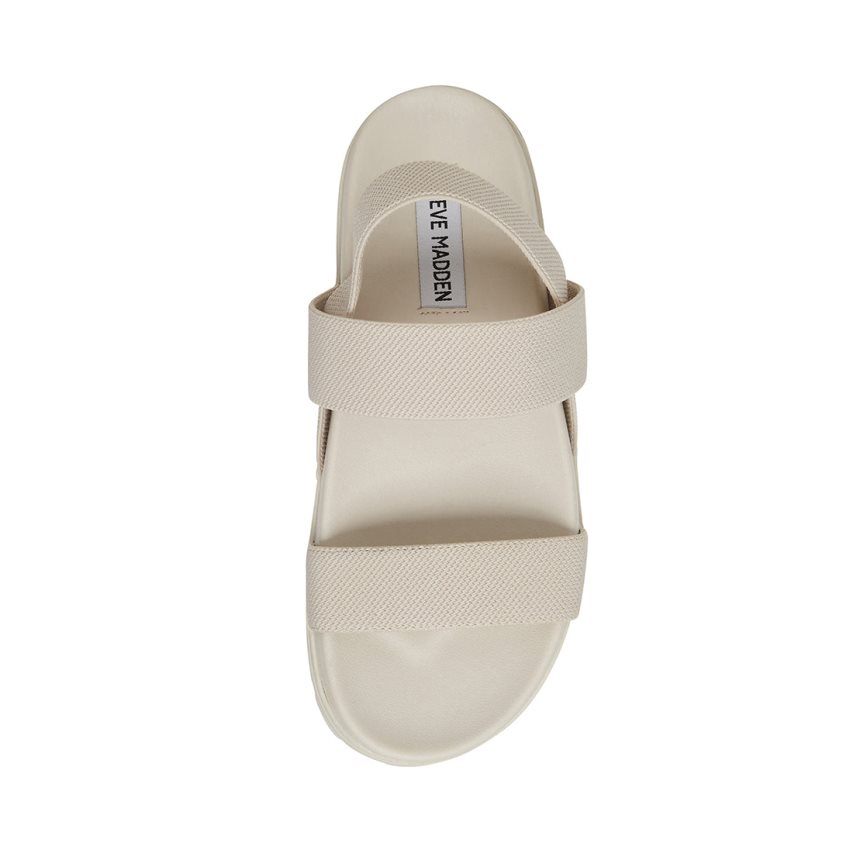 Steve Madden Landmark Flate Sandaler Dame Grå | QRCTB3789