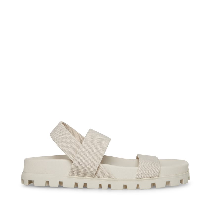 Steve Madden Landmark Flate Sandaler Dame Grå | QRCTB3789