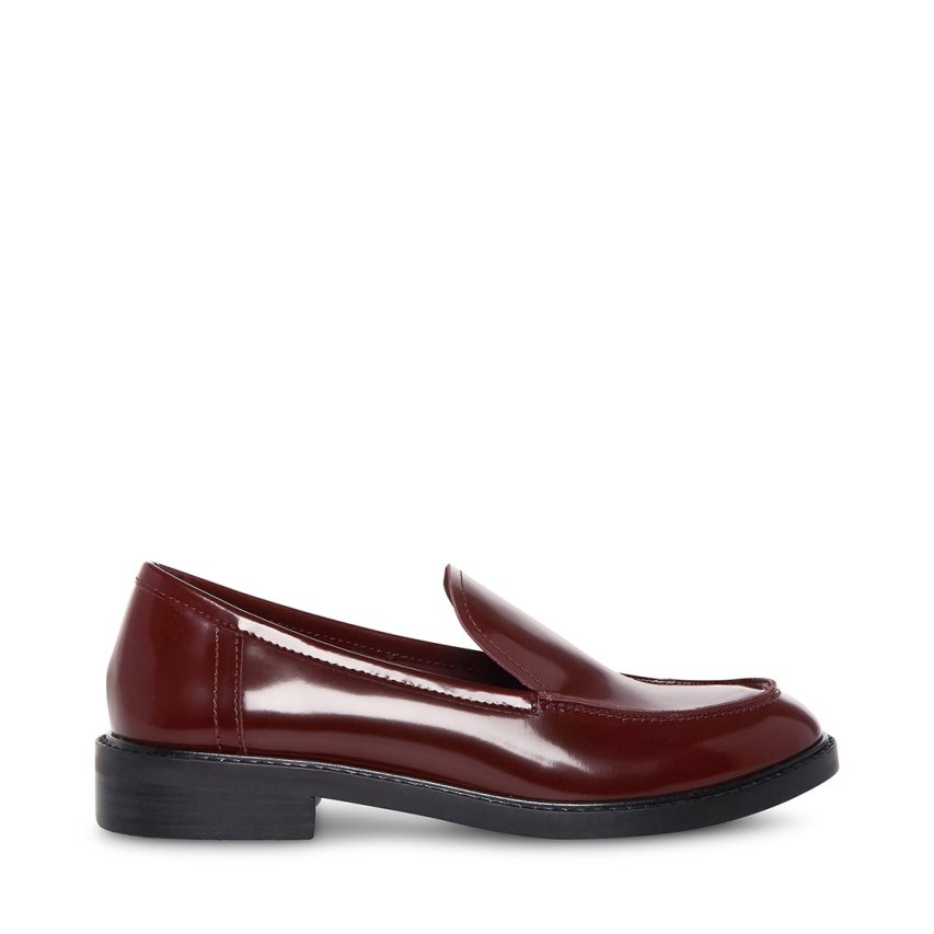 Steve Madden Larusso Loafers Dame Burgunder | UAKFR1743