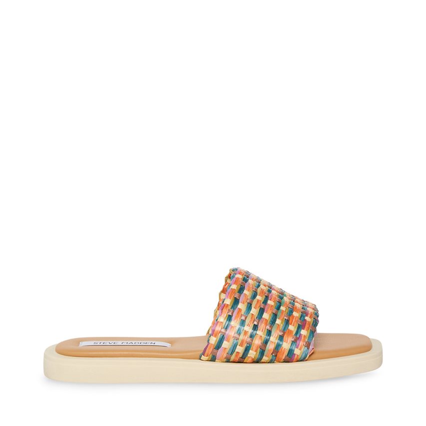 Steve Madden Leigh Badesandaler Dame Multicolor | EKARW8462