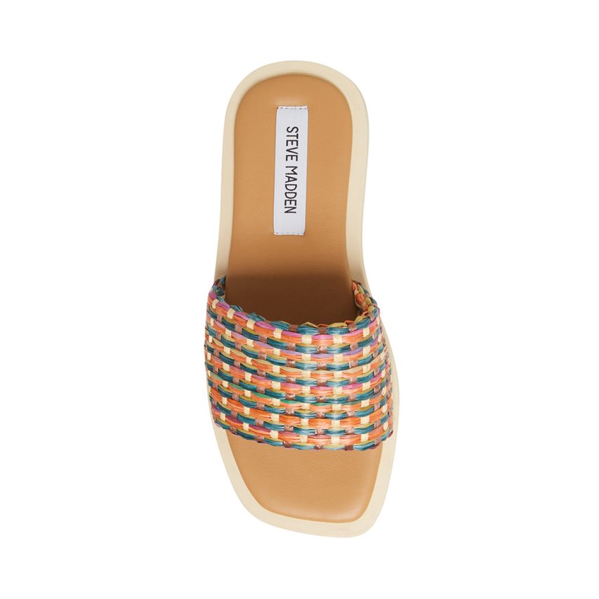 Steve Madden Leigh Badesandaler Dame Multicolor | EKARW8462