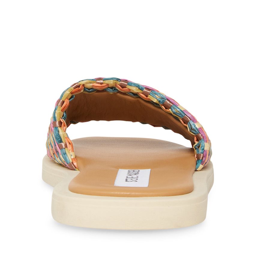 Steve Madden Leigh Badesandaler Dame Multicolor | EKARW8462