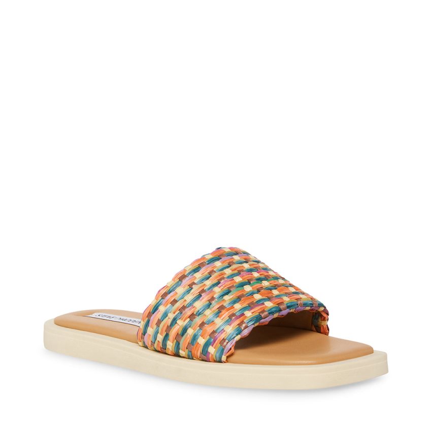 Steve Madden Leigh Badesandaler Dame Multicolor | EKARW8462