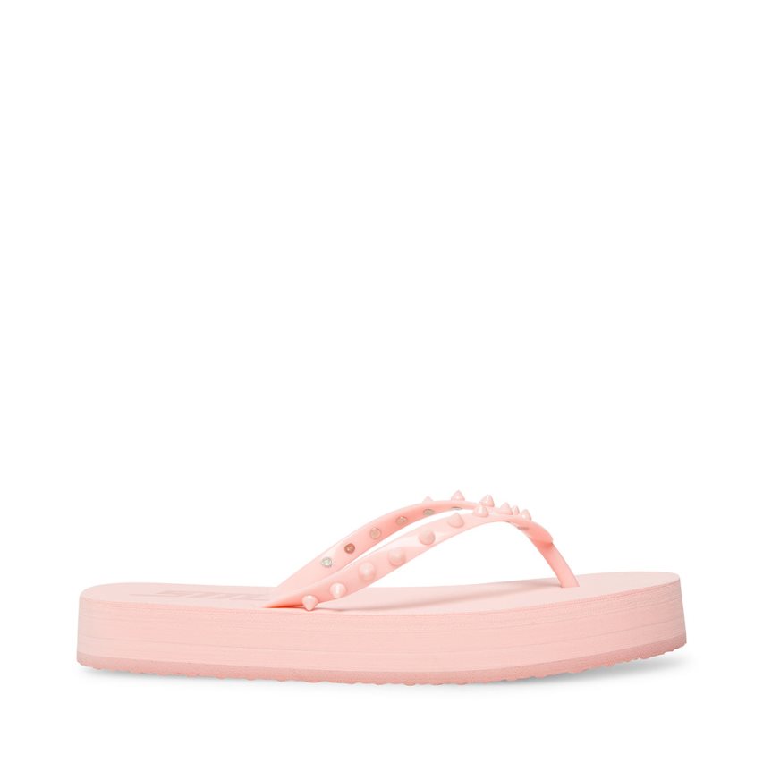 Steve Madden Lumi Flip Flops Dame Rosa | EKWHN8539