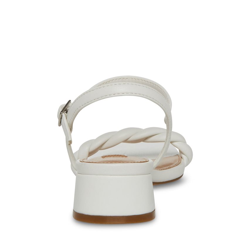 Steve Madden Magnetic Sandaler med Hæl Dame Hvite | UIMVD4970