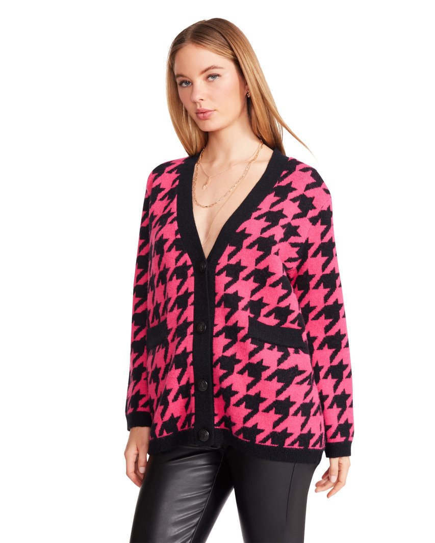 Steve Madden Marina Cardigan Dame Rosa | XHQUE1937