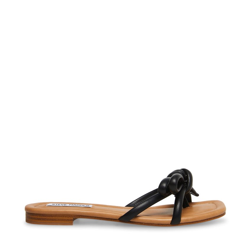 Steve Madden Maura Badesandaler Dame Svarte | AXNWP3681