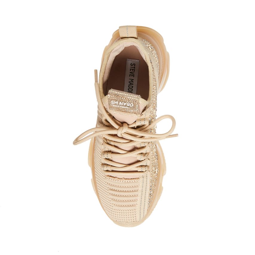 Steve Madden Maxima Joggesko Dame Beige | OLETB9684