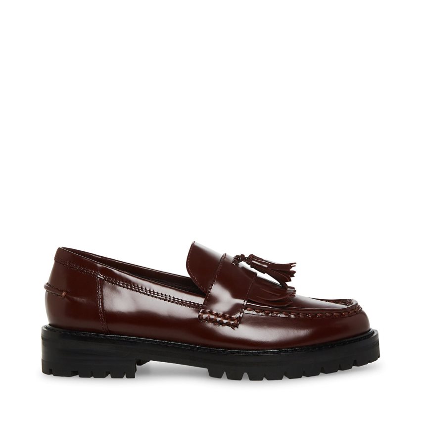 Steve Madden Minka Loafers Dame Burgunder | FIQOR5713