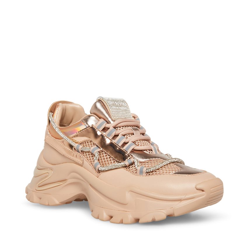 Steve Madden Miracles Joggesko Dame Beige | ICDTM9861