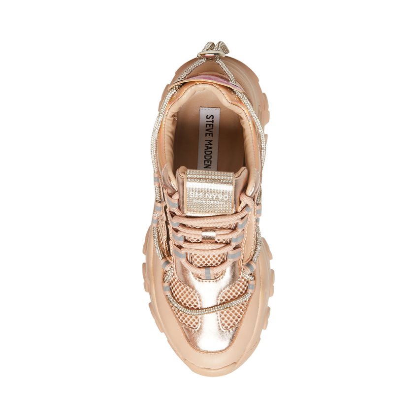 Steve Madden Miracles Joggesko Dame Beige | ICDTM9861