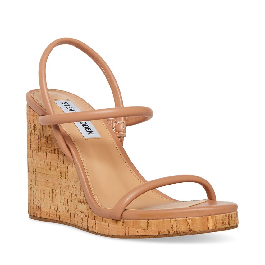 Steve Madden Morgan Wedge Dame Brune | XIPBY3578