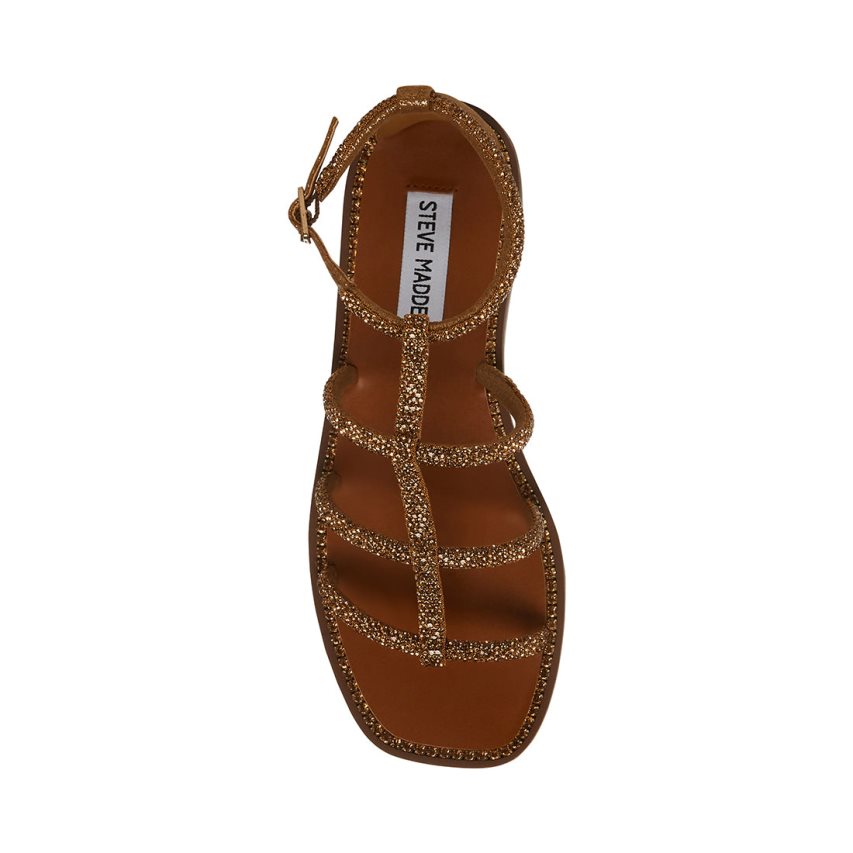 Steve Madden Neptune Flate Sandaler Dame Mørke Brune | MTJVK6321