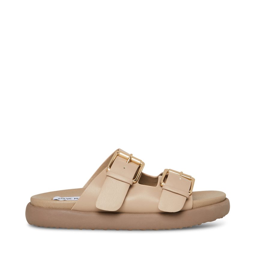 Steve Madden Nevara Badesandaler Dame Beige | ESGKD8263