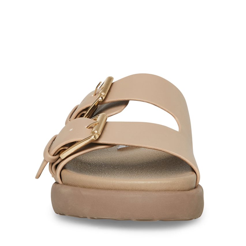 Steve Madden Nevara Badesandaler Dame Beige | ESGKD8263