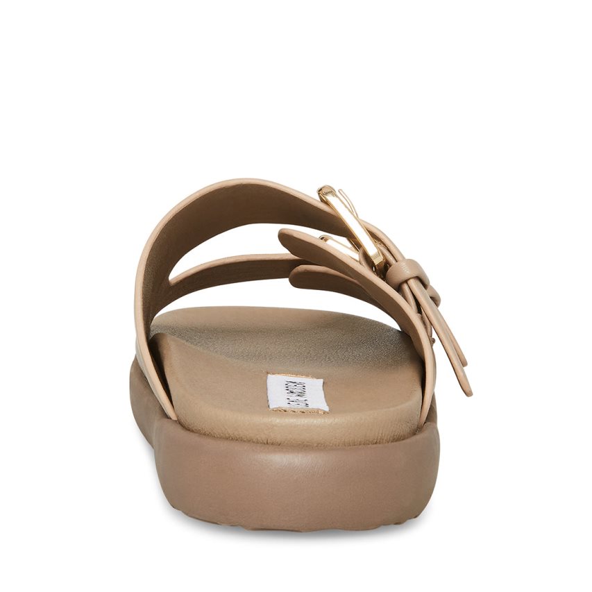 Steve Madden Nevara Badesandaler Dame Beige | ESGKD8263