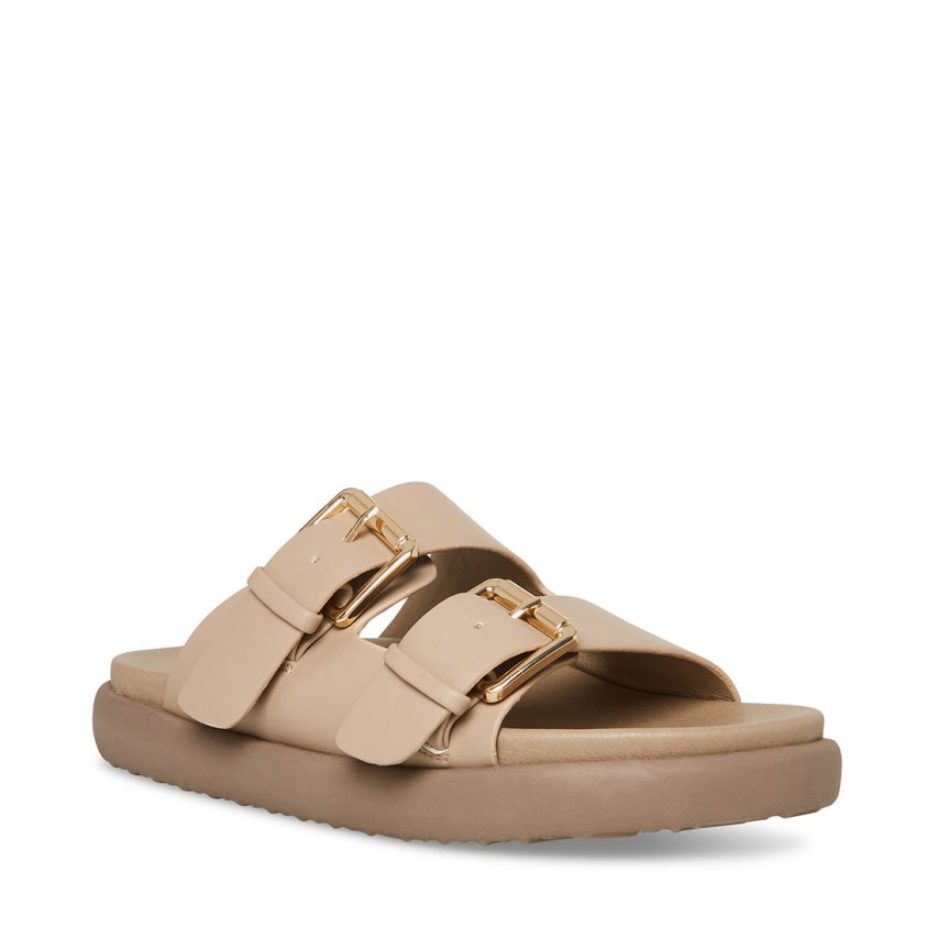 Steve Madden Nevara Badesandaler Dame Beige | ESGKD8263