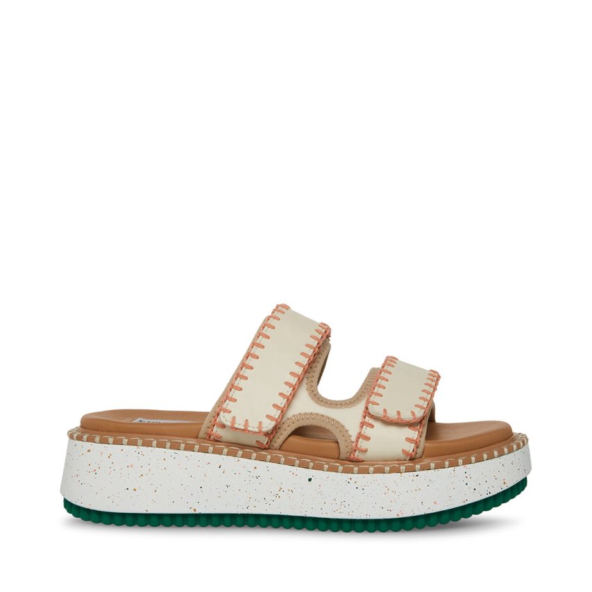 Steve Madden Otto Badesandaler Dame Beige | DZFMP5970