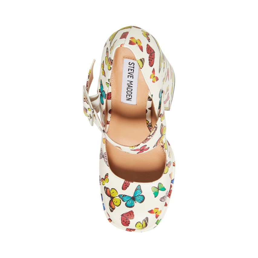 Steve Madden Plaza Høye Hæler Dame Multicolor | FGTCE9632