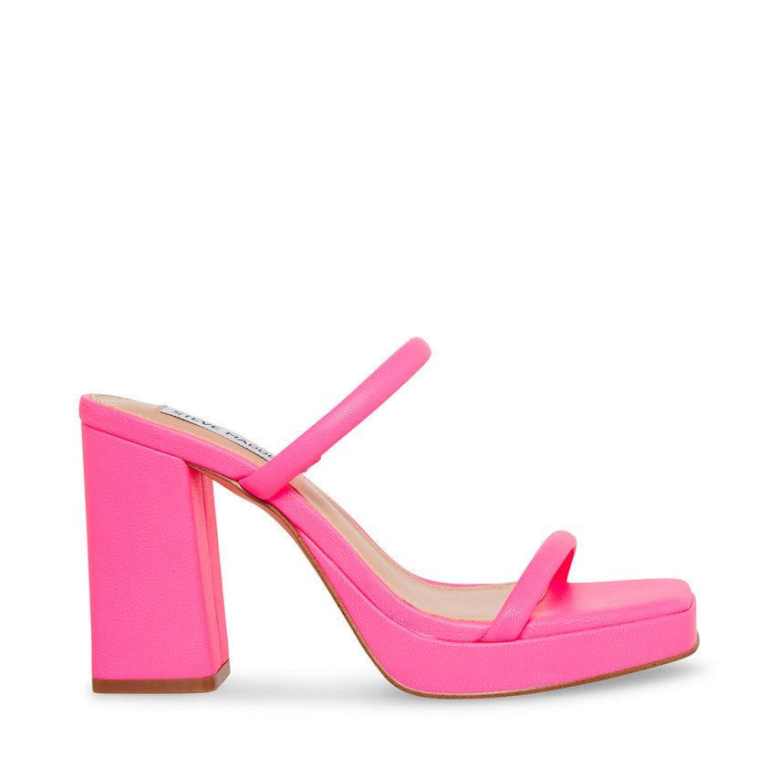 Steve Madden Polly Fuchsia Sandaler med Hæl Dame Rosa | LHSVG9165