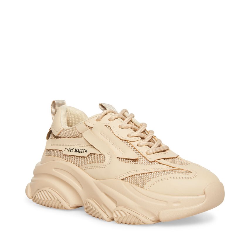 Steve Madden Possession Joggesko Dame Beige | GPANH1390