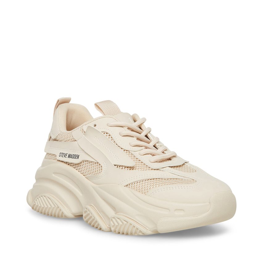 Steve Madden Possession Joggesko Dame Beige | YMCST3689