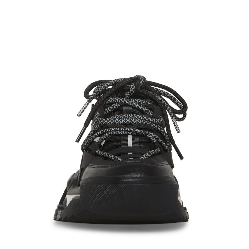 Steve Madden Power Joggesko Dame Svarte | UOEKY8541