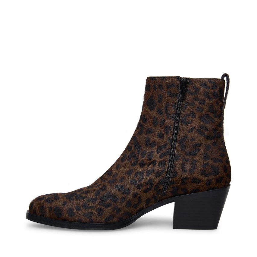 Steve Madden Richie Ankelstøvletter Herre Leopard | IDNYG4803