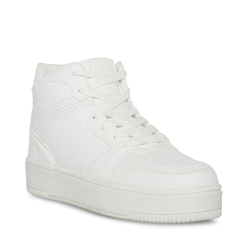 Steve Madden Scott Joggesko Dame Hvite | GRMKF7104