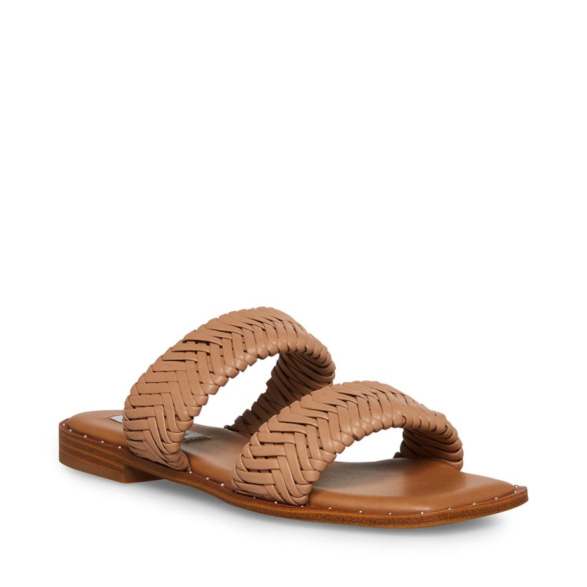 Steve Madden Sharyn Flate Sandaler Dame Brune | JSDMY8459