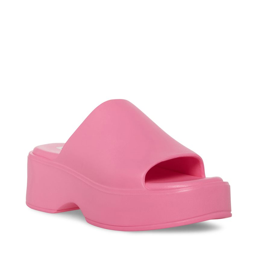 Steve Madden Slinky-j Platåsandaler Dame Rosa | RCODX3860