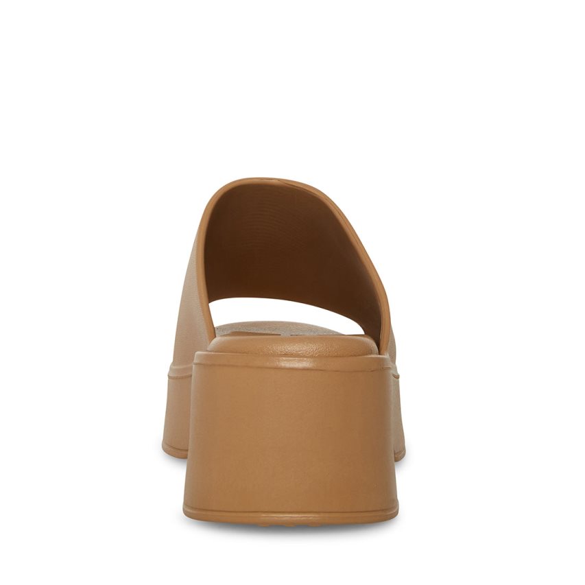 Steve Madden Slinky-j Platåsandaler Dame Brune | VCRHK5267