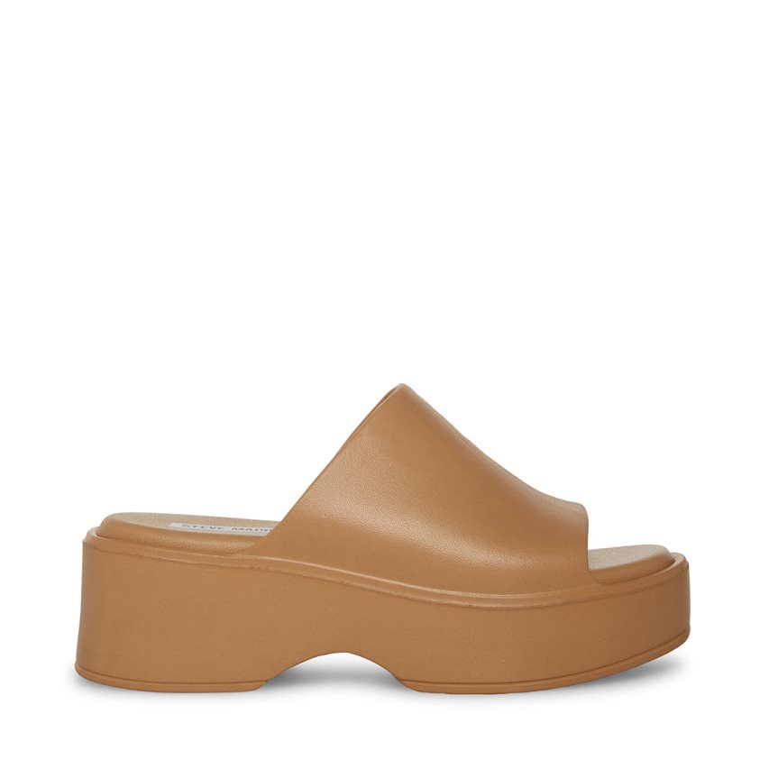 Steve Madden Slinky-j Platåsandaler Dame Brune | VCRHK5267