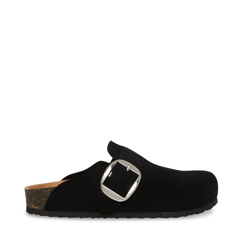 Steve Madden Social Semsket Skinn Loafers Dame Svarte | WSXBY3086