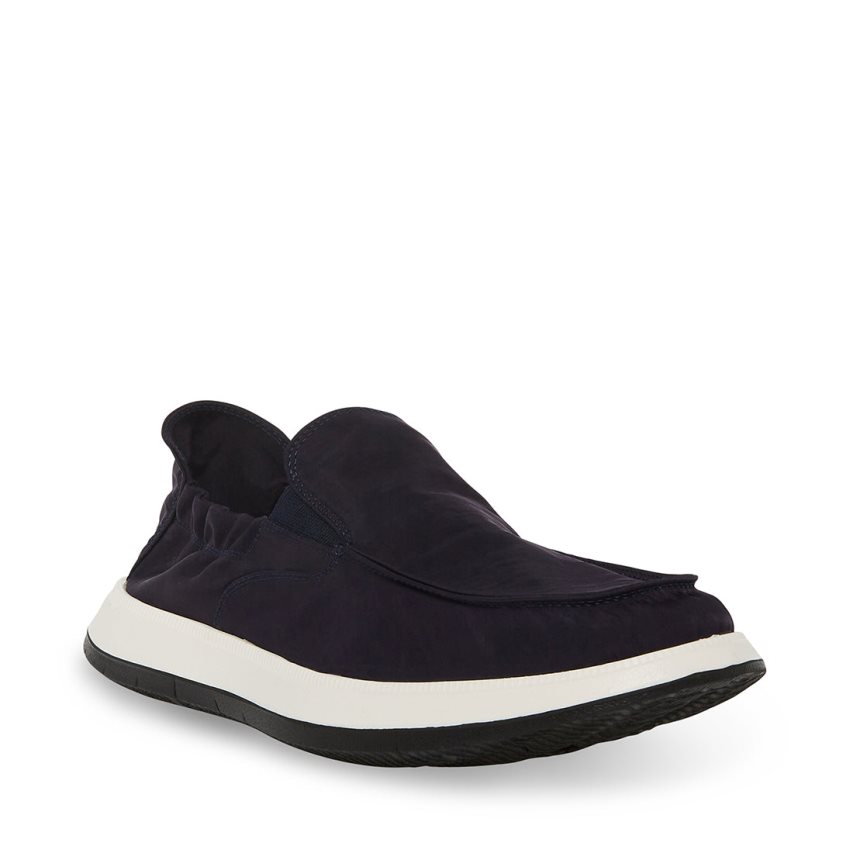 Steve Madden Sonny Loafers Herre Marineblå | OGIUY2301