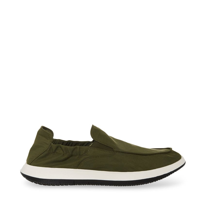 Steve Madden Sonny Loafers Herre Olivengrønne | UXTLC9367