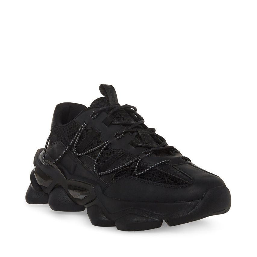 Steve Madden Storm Joggesko Herre Svarte | BYILT0317