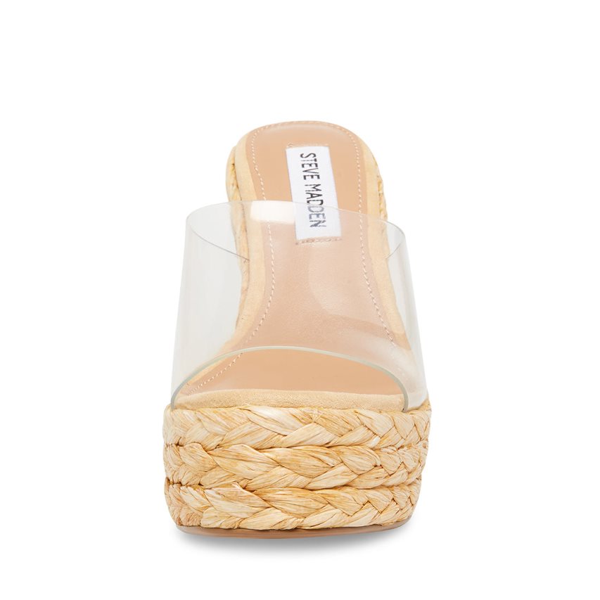 Steve Madden Tabitha Wedge Dame Beige | XVNBT9285